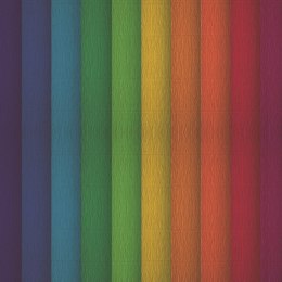Bibuła marszczona TOP-2000 tęcza mix 250mm x 2000mm (400153936)