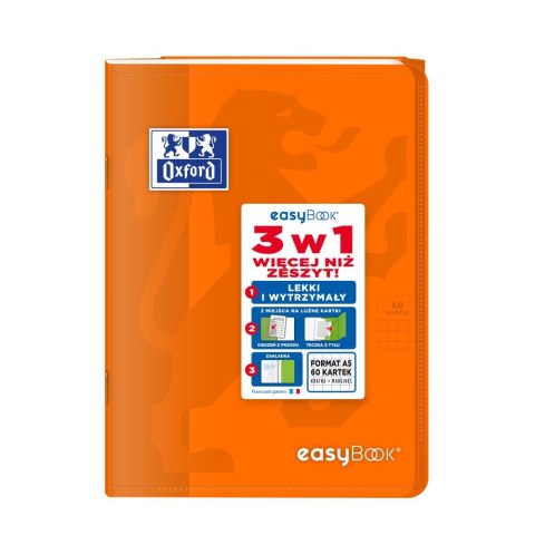 Zeszyt Oxford EASYBOOK A5 60k. 90g krata (400146693) Zeszyt Oxford EASYBOOK A5 60k. 90g krata (400146693)