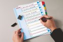 Przekładka numeryczna Esselte MYLAR A4 mix kolorów 160g 12k 1-12 (100209) Przekładka numeryczna Esselte MYLAR A4 mix kolorów 160g 12k 1-12 (100209)