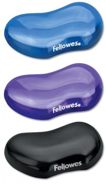 Podkładka pod mysz Fellowes crystal nadgarstek niebieski (91177-72) Podkładka pod mysz Fellowes crystal nadgarstek niebieski (91177-72)