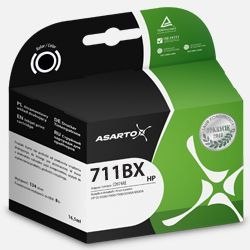 Tusz (cartridge) alternatywny Asarto HP T120 711 CZ133A czarny 80ml (AS-H711BXN) Tusz (cartridge) alternatywny Asarto HP T120 711 CZ133A czarny 80ml (AS-H711BXN)