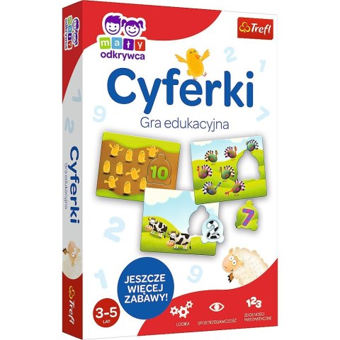 Gra edukacyjna Cyferki z Serii Mały Odkrywca Trefl (01946) Gra edukacyjna Cyferki z Serii Mały Odkrywca Trefl (01946)