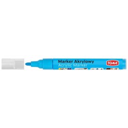 Marker specjalistyczny Toma akrylowy-niebierski jasny niebieski jasny 2,5mm okrągła końcówka (TO-402)