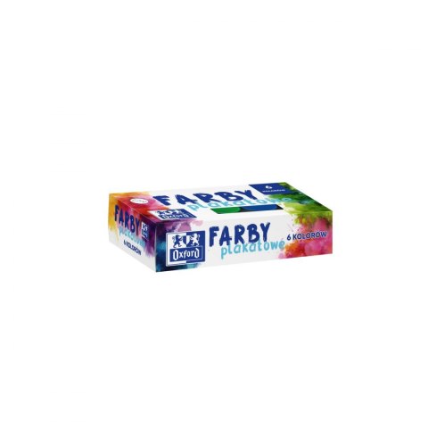 Farby plakatowe Oxford kolor: mix 20ml 6 kolor. (400167103) Farby plakatowe Oxford kolor: mix 20ml 6 kolor. (400167103)