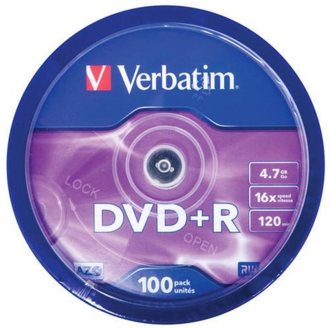 Płyta dvd Verbatim 4,7GB x16 Płyta dvd Verbatim 4,7GB x16