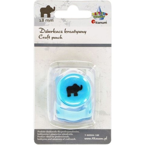 Dziurkacz ozdobny Titanum Craft-Fun Series 18mm słoń (T-8202A-10E) Dziurkacz ozdobny Titanum Craft-Fun Series 18mm słoń (T-8202A-10E)