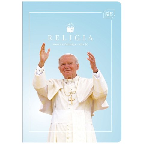 Zeszyt tematyczny Interdruk Jan Paweł II/Franciszek RELIGIA A5 60k. 70g krata (ZE60RELMIX) Zeszyt tematyczny Interdruk Jan Paweł II/Franciszek RELIGIA A5 60k. 70g krata (ZE60RELMIX)