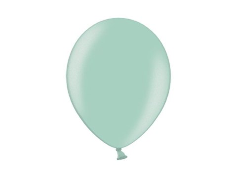 Balon gumowy Partydeco metalizowany 100 szt zielony jasny Balon gumowy Partydeco metalizowany 100 szt zielony jasny