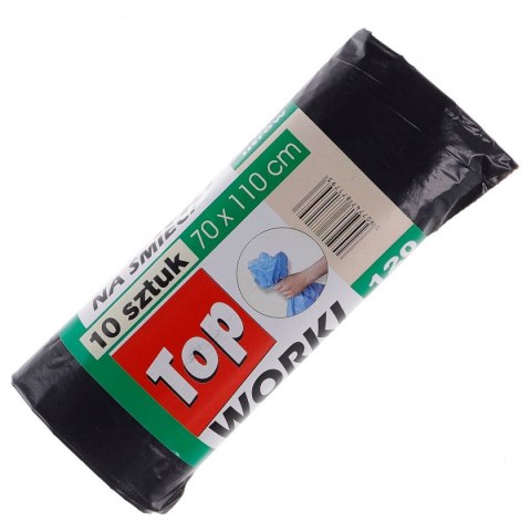 Worki na śmieci Amaks kolor: czarny 120L 10 szt