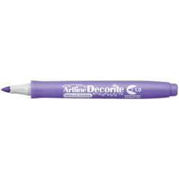 Marker permanentny Artline fiolet metaliczny decorite fiolet 1,0mm pędzelek końcówka (AR-033 6 6)