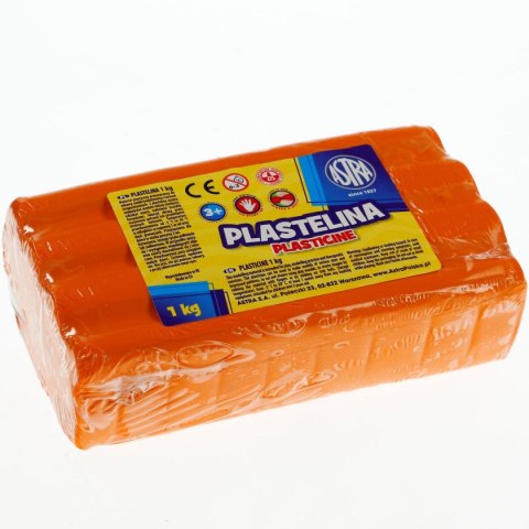 Plastelina Astra 1 kol. pomarańczowa 1000g