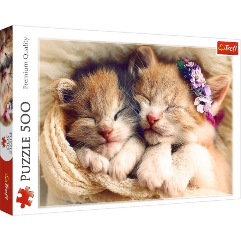 Puzzle Trefl Śpiące kotki 500 el. (37271) Puzzle Trefl Śpiące kotki 500 el. (37271)