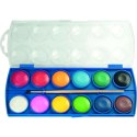 Farby akwarelowe Flamingo 12 kolor. (FA12) Farby akwarelowe Flamingo 12 kolor. (FA12)