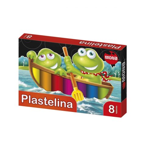 Plastelina 8 kol. mix Mona Plastelina 8 kol. mix Mona