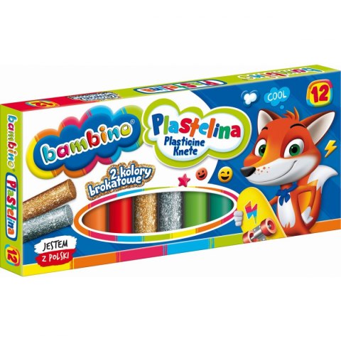 Plastelina St.Majewski 12 kol. BAMBINO mix Plastelina St.Majewski 12 kol. BAMBINO mix