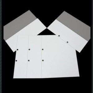 Skoroszyt Tekpar OCZKOWY A4 biały tektura 300g Skoroszyt Tekpar OCZKOWY A4 biały tektura 300g
