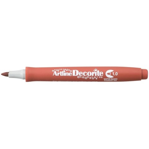 Marker permanentny Artline decorite brązowy 1,0mm pędzelek końcówka (AR-033 6 2) Marker permanentny Artline decorite brązowy 1,0mm pędzelek końcówka (AR-033 6 2)