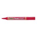Marker permanentny Pentel czerwony 1,2-4,5mm ścięta końcówka Marker permanentny Pentel czerwony 1,2-4,5mm ścięta końcówka