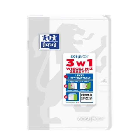 Zeszyt EASYBOOK A5 60k. 90g linia Oxford (400146694) Zeszyt EASYBOOK A5 60k. 90g linia Oxford (400146694)