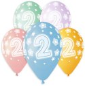 Balon gumowy Godan Premium Hel z nadrukiem 2, 13 cali/5 sztuk mix 330mm 13cal (GS120/2) Balon gumowy Godan Premium Hel z nadrukiem 2, 13 cali/5 sztuk mix 330mm 13cal (GS120/2)