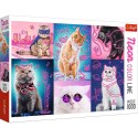 Puzzle Trefl Super cats Neon Color Line 1000 el. (10581) Puzzle Trefl Super cats Neon Color Line 1000 el. (10581)