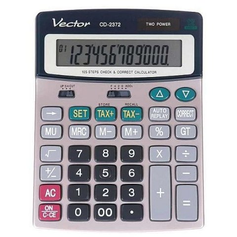 Kalkulator na biurko Vector cd-2372 (KAV CD-2372) Kalkulator na biurko Vector cd-2372 (KAV CD-2372)