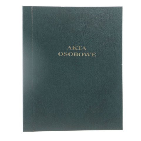 Teczka do akt osobowych Barbara A4 zielony tektura pokryta folią (1822002) Teczka do akt osobowych Barbara A4 zielony tektura pokryta folią (1822002)