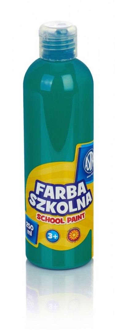 Farby plakatowe Astra szkolne kolor: szmaragdowy 250ml 1 kolor. Farby plakatowe Astra szkolne kolor: szmaragdowy 250ml 1 kolor.
