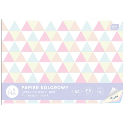 Zeszyt papierów kolorowych Interdruk A4 115g 10k (5902277294166) Zeszyt papierów kolorowych Interdruk A4 115g 10k (5902277294166)