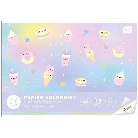 Zeszyt papierów kolorowych Interdruk A4 115g 10k (5902277294166) Zeszyt papierów kolorowych Interdruk A4 115g 10k (5902277294166)