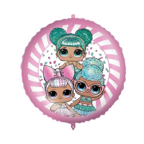 Balon foliowy LOL Glitterati 18cal Godan (92978) Balon foliowy LOL Glitterati 18cal Godan (92978)