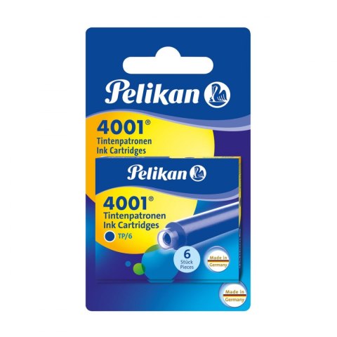 Naboje Pelikan TP/6 niebieskie 330795 niebieski (300004126) Naboje Pelikan TP/6 niebieskie 330795 niebieski (300004126)