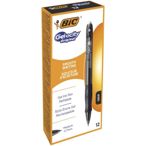 Długopis żelowy Bic Velocity czarny 0,35mm (829157) Długopis żelowy Bic Velocity czarny 0,35mm (829157)