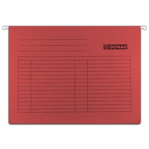 Teczka zawieszkowa Donau A4 czerwony karton 230g (7410905-04) Teczka zawieszkowa Donau A4 czerwony karton 230g (7410905-04)