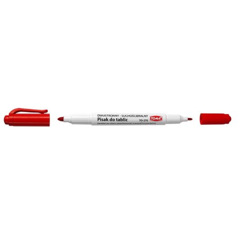 Marker suchościeralny Toma czerwony mix końcówka Marker suchościeralny Toma czerwony mix końcówka