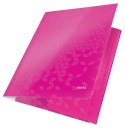 Teczka kartonowa na gumkę WOW A4 różowy metaliczny 80g Leitz (39820023) Teczka kartonowa na gumkę WOW A4 różowy metaliczny 80g Leitz (39820023)