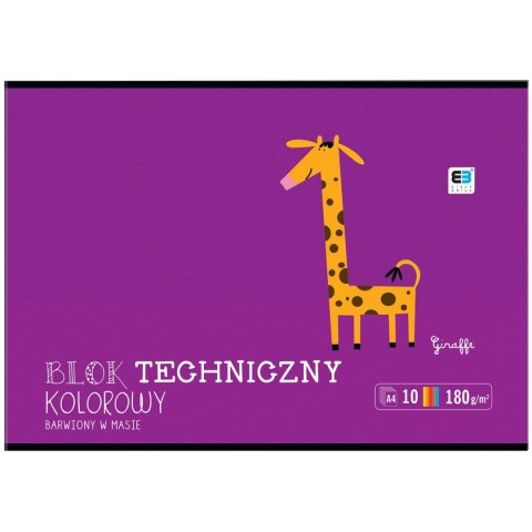 Blok techniczny Interdruk B&B KIDS A4 mix 180g 10k (BLTKA4LUXB&B) Blok techniczny Interdruk B&B KIDS A4 mix 180g 10k (BLTKA4LUXB&B)