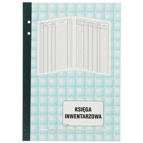 Druk offsetowy Udziałowiec Księga inwentarzowa A4 (K-205) Druk offsetowy Udziałowiec Księga inwentarzowa A4 (K-205)