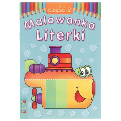 Książeczka edukacyjna Literka Malowanka - Literki część 2 Książeczka edukacyjna Literka Malowanka - Literki część 2