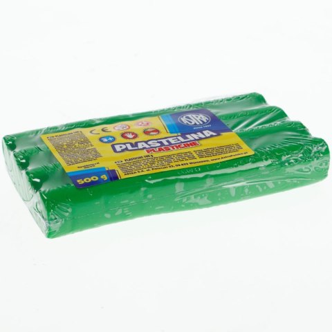 Plastelina Astra 1 kol. zielona jasna 500g Plastelina Astra 1 kol. zielona jasna 500g