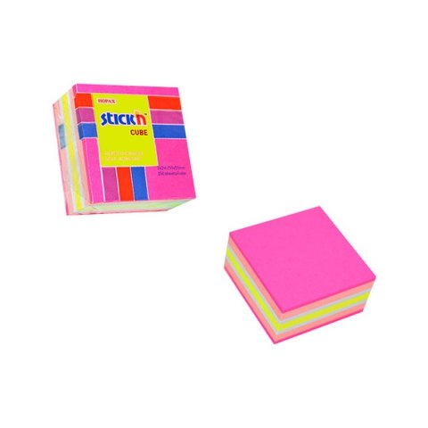 Notes samoprzylepny (karteczki) Stick'n mix 400k [mm:] 76x76 (21536)