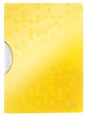 Skoroszyt Leitz Wow ColorClip A4 żółty PVC PCW (41850016) Skoroszyt Leitz Wow ColorClip A4 żółty PVC PCW (41850016)