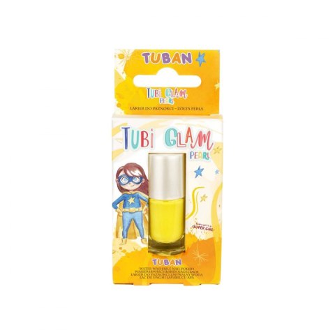 Lakier do paznokci Tuban Tubi glam perłowy żółty kolor: żółta (TU3461) Lakier do paznokci Tuban Tubi glam perłowy żółty kolor: żółta (TU3461)