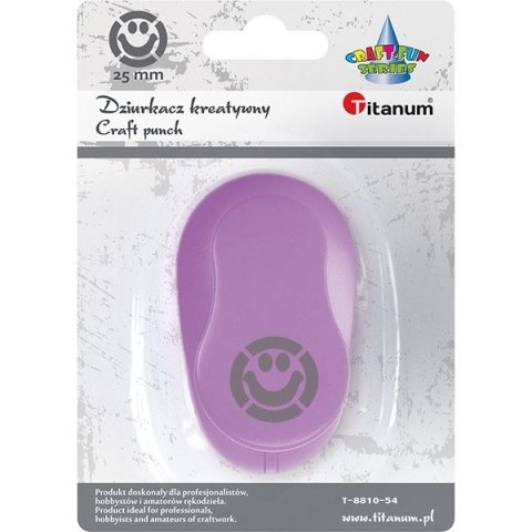 Dziurkacz ozdobny Titanum Craft-Fun Series 25mm buźka (T-8810-54) Dziurkacz ozdobny Titanum Craft-Fun Series 25mm buźka (T-8810-54)