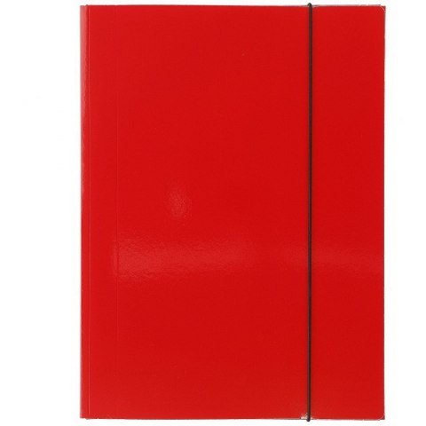 Teczka kartonowa na gumkę A4 czerwony 450g VauPe (302/01) Teczka kartonowa na gumkę A4 czerwony 450g VauPe (302/01)