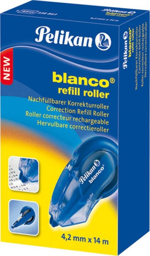 Korektor w taśmie (myszka) Blanco z wymiennym wkładem PN338863 4,2x14 [mm*m] Pelikan (100401555)