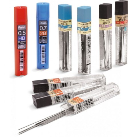Wkład do ołówka (grafit) Pentel 2B 0,5mm Wkład do ołówka (grafit) Pentel 2B 0,5mm