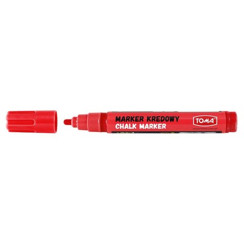 Marker specjalistyczny Toma kredowy czerwony 4,5mm okrągła końcówka (TO-292 2 2) Marker specjalistyczny Toma kredowy czerwony 4,5mm okrągła końcówka (TO-292 2 2)