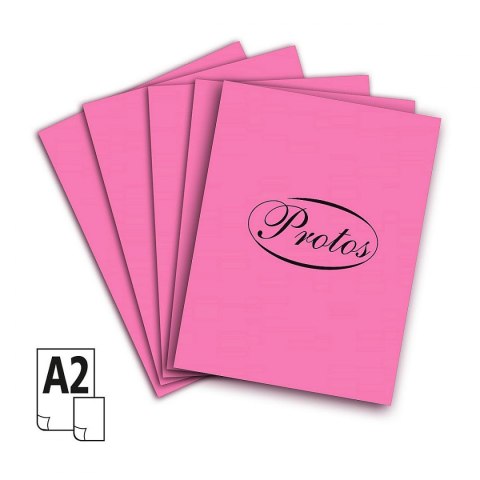 Brystol A2 różowy 20k [mm:] 430x610 Protos