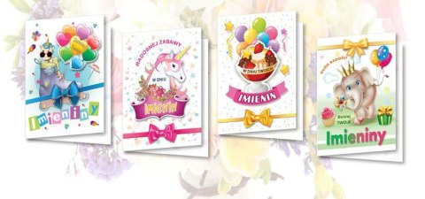 Kartka składana Imieniny dziecięce B6 Top Graphic (BOGH) Kartka składana Imieniny dziecięce B6 Top Graphic (BOGH)